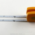 Medidas de cinta métricas de tubería de diámetro de acero cuadrado
